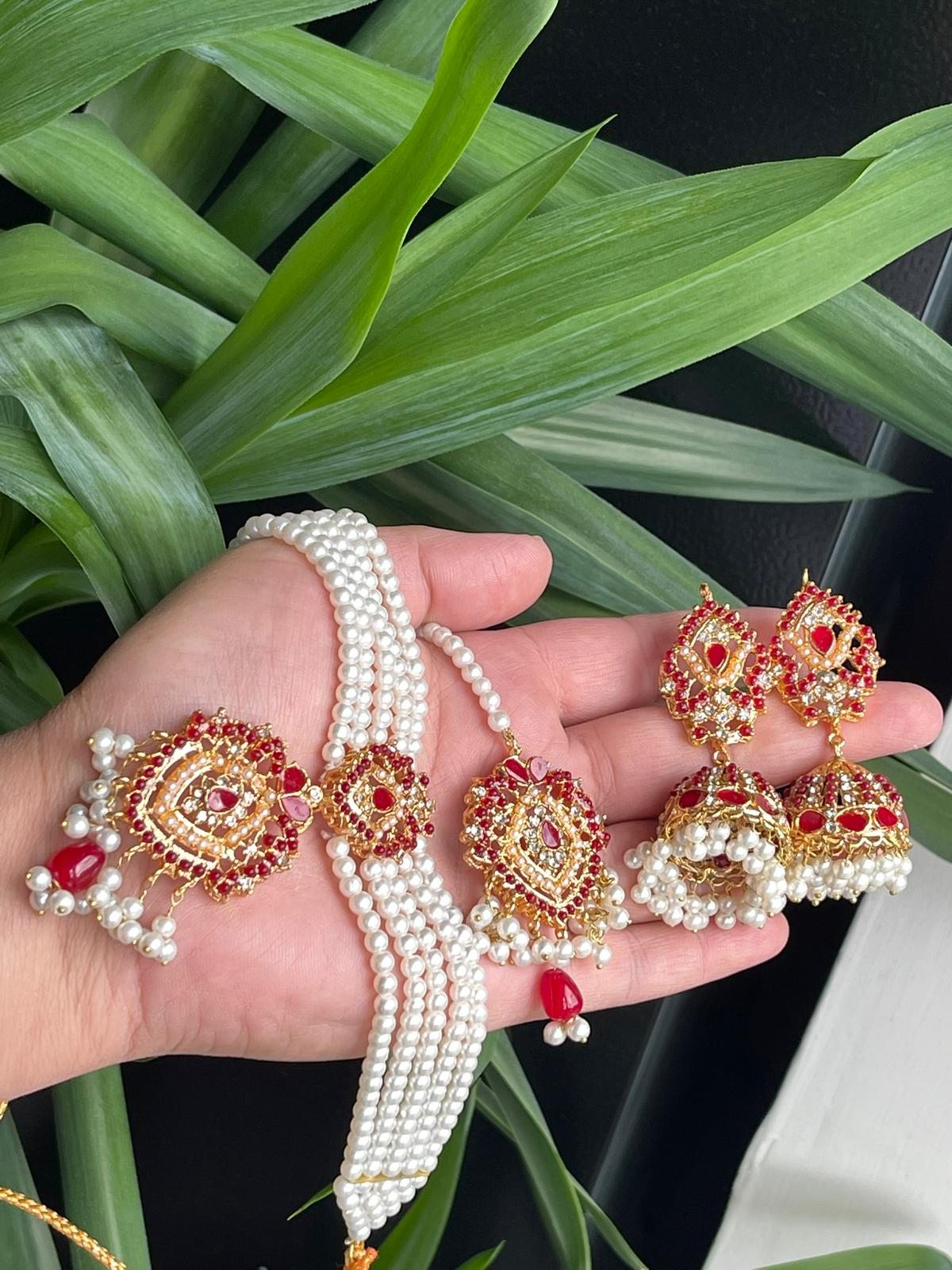 Hyderabadi Turquoise Choker Set