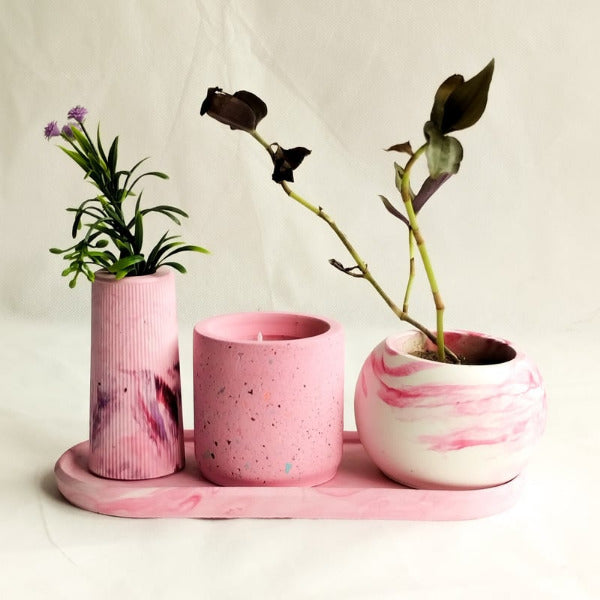 Aesthetic Pink Home Decor Set