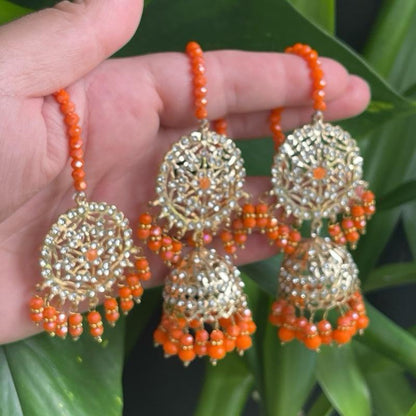 Double Jhumka Earrings – Pakistani Wedding Wear
