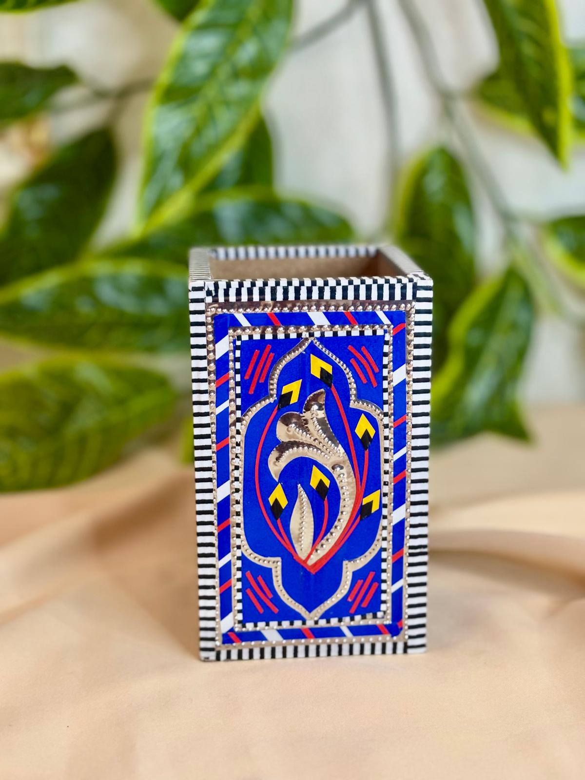 Authentic Chamak Patti Truck Art Utensil Holder