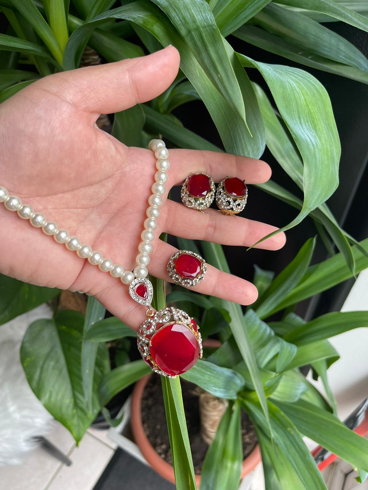 Majestic Turkish Gemstone Mala Set