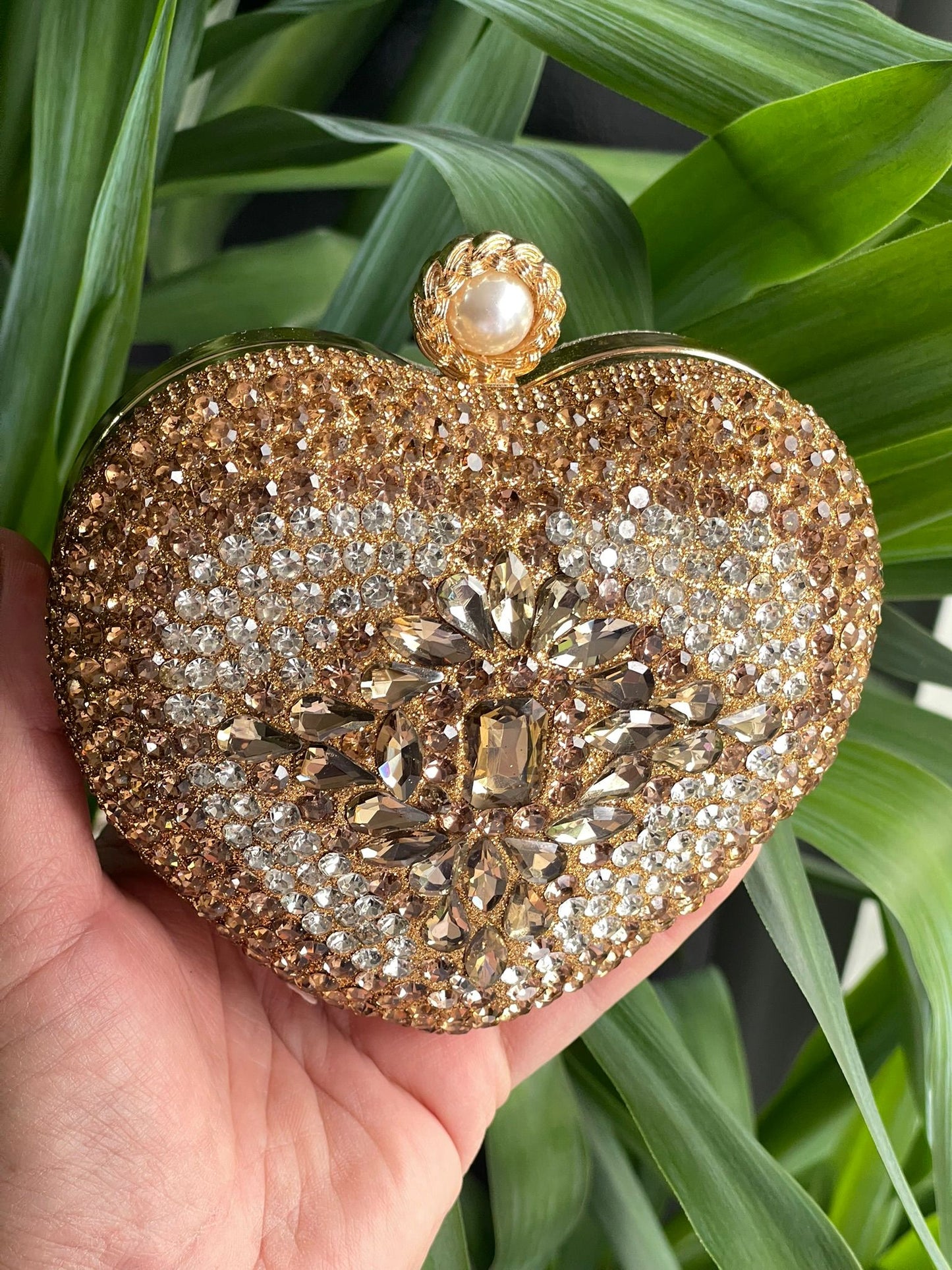 Festive Glam Stone Metal Clutches – Gold & Silver Collection