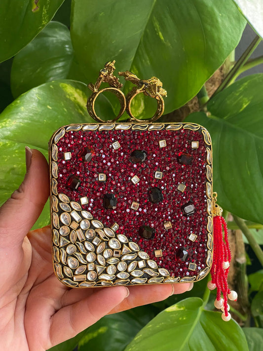 Turkish stone clutch